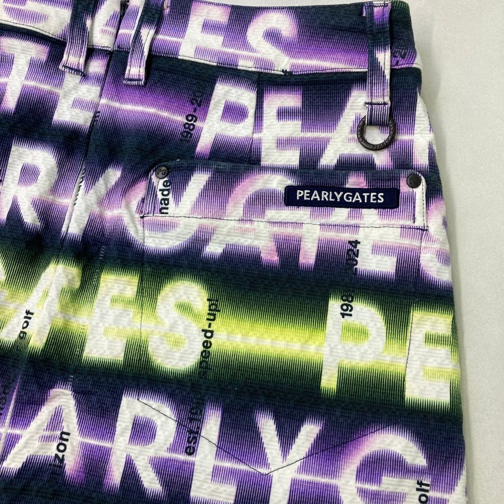 82 パーリーゲイツ ボタニカルスカート 接触冷感 紫外線防止