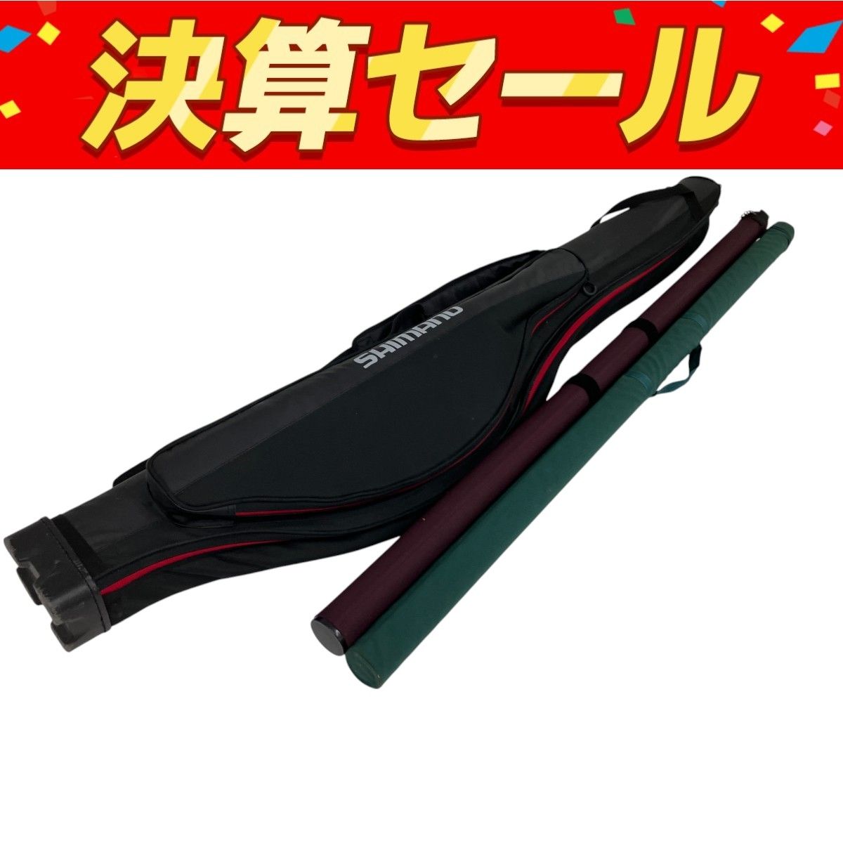 CLEAR CREEK SHIMANO ほか ロッドケース 3点セット その他 おまけつき 釣具 フィッシング O10154207
