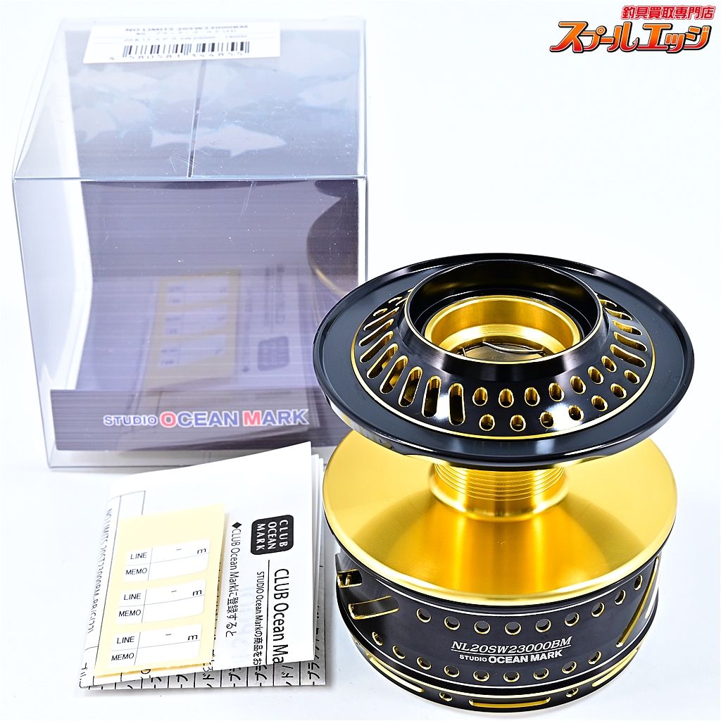 スタジオオーシャンマーク ノーリミッツ 20SW23000BM ブラック|ゴールド シマノステラ用 STUDIO OCEAN MARK NO LIMITS m40843