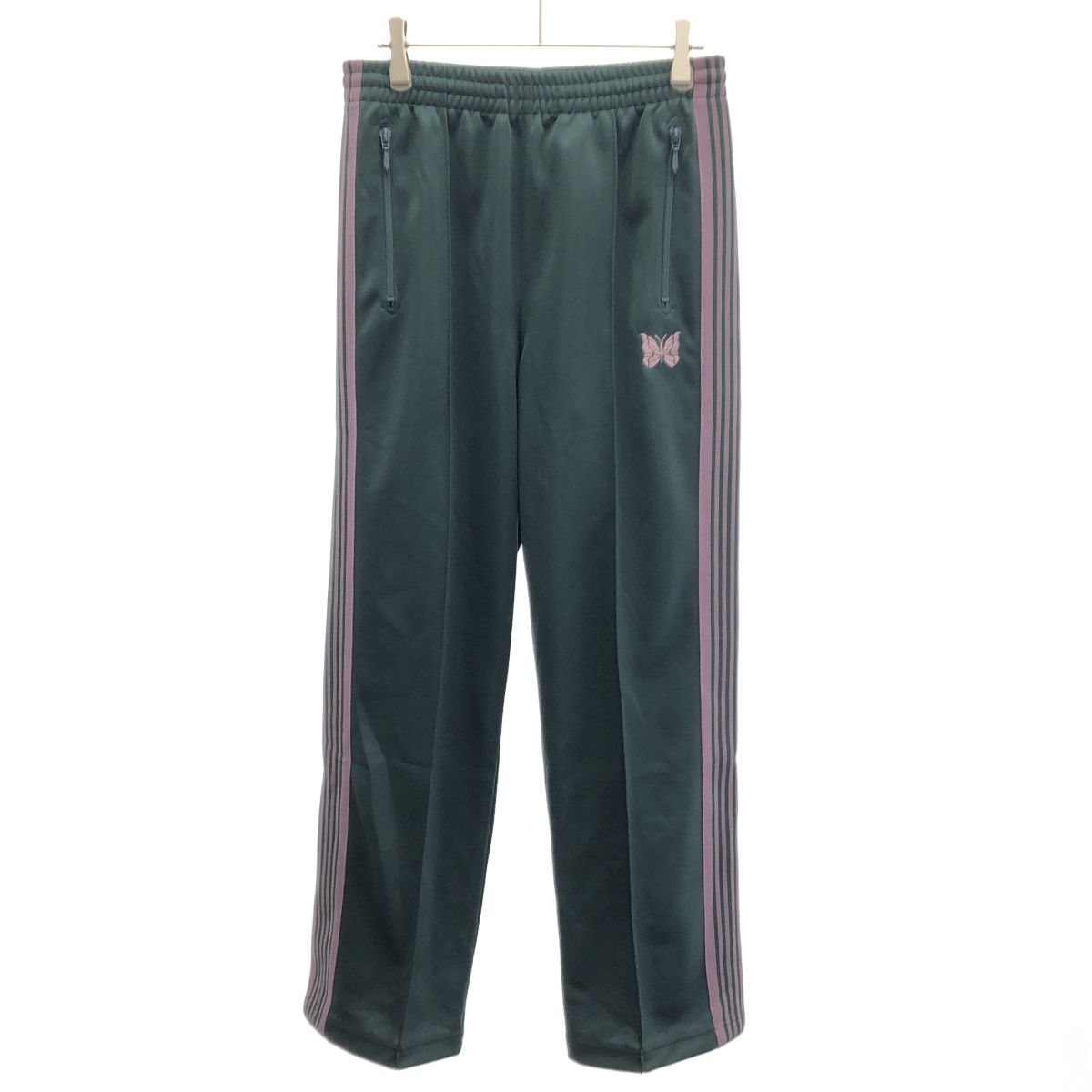 Needles ニードルズ 25AW Track Pant - Poly Smooth トラックパンツ RW316 グリーン XS