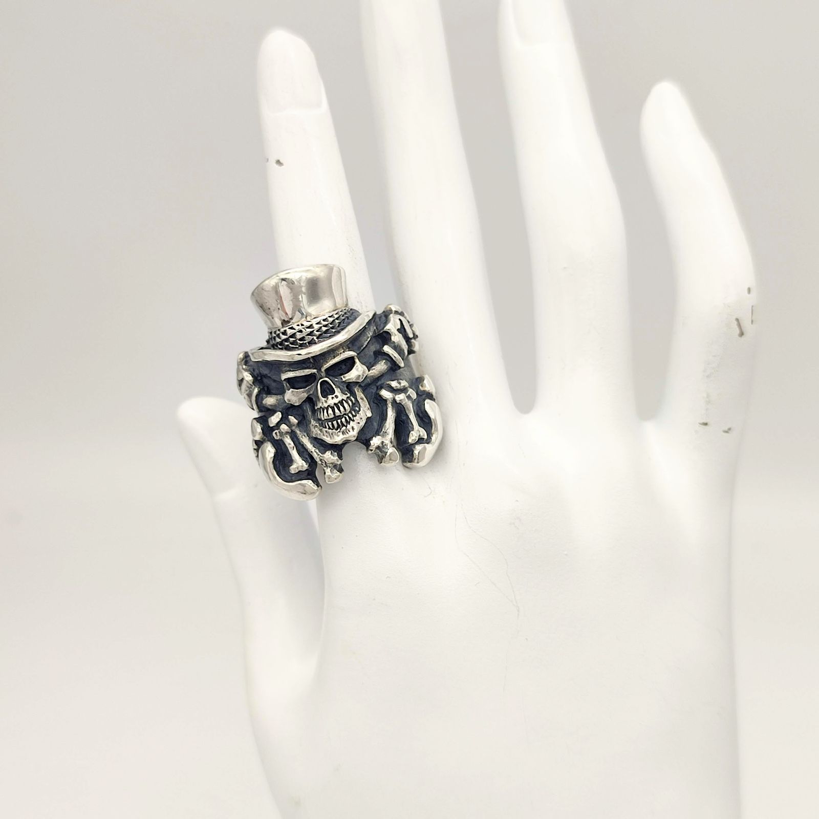 美品】CRAZY PIG クレイジーピッグ MASCOT SKULL RING マスコット 