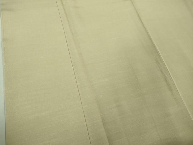 平和屋着物□極上 色無地 お召地 鳥の子色 高島屋扱い 逸品 未使用