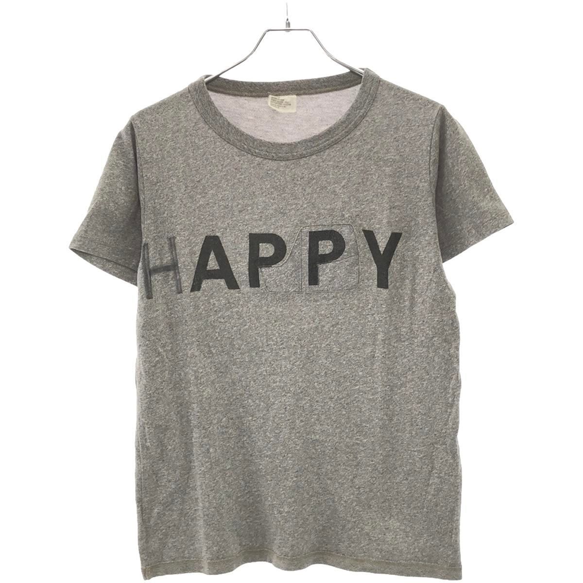 N.HOOLYWOOD エヌハリウッド 初期 HAPPY TEE リメイクTシャツ  グレー S