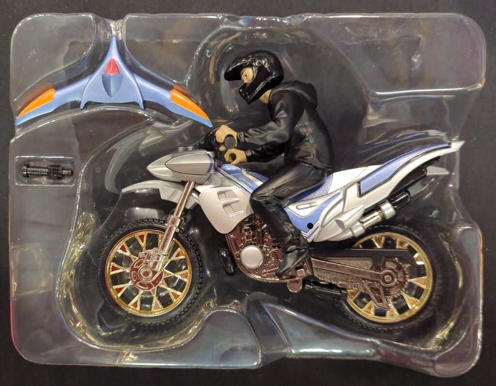 【希少】仮面ライダークウガ　ポピニカ　ビートチェイサーブルーライン 希少】仮面ライダークウガ ポピニカ ビートチェイサーブルー