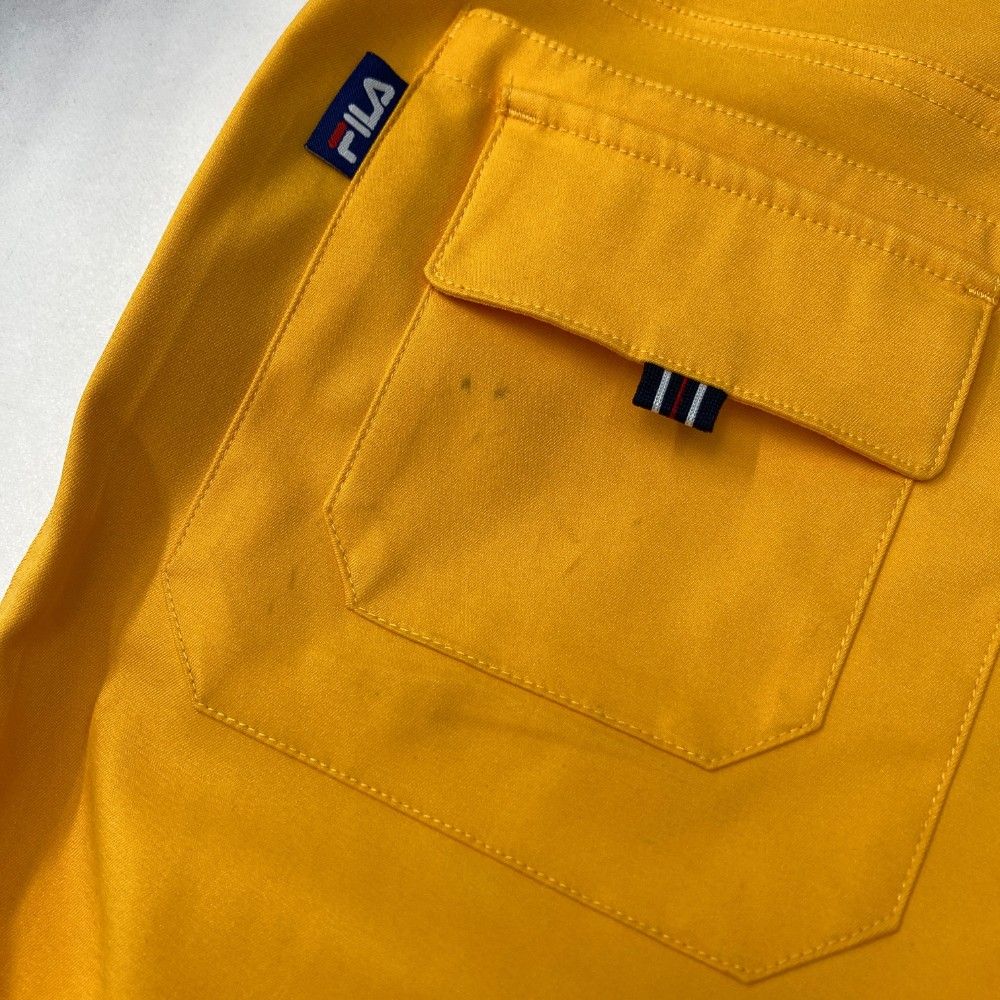 サイズ：M FILA GOLF フィラゴルフ ロングパンツ イエロー系