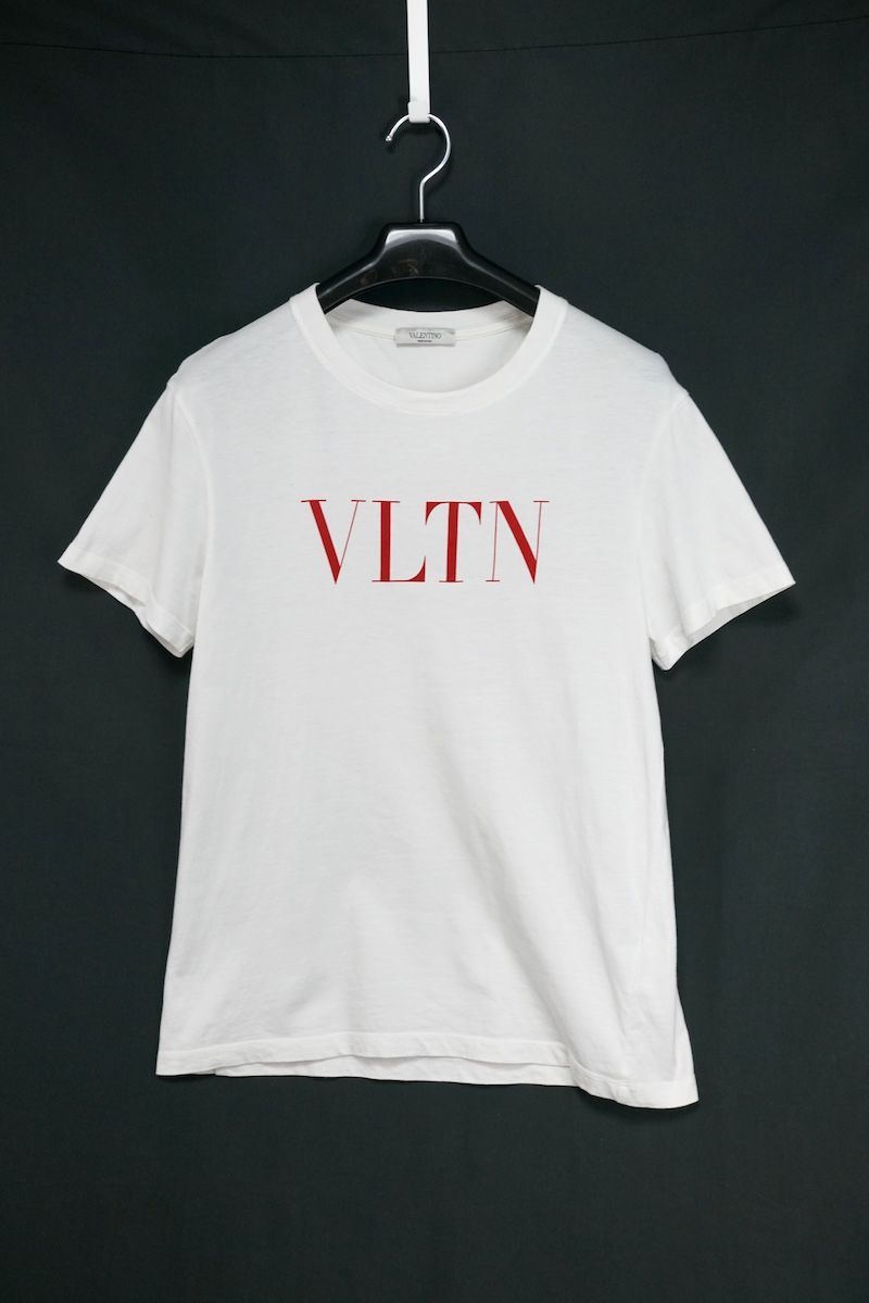 VALENTINO ヴァレンティノ VLTN ロゴ Tシャツ コットン ホワイト