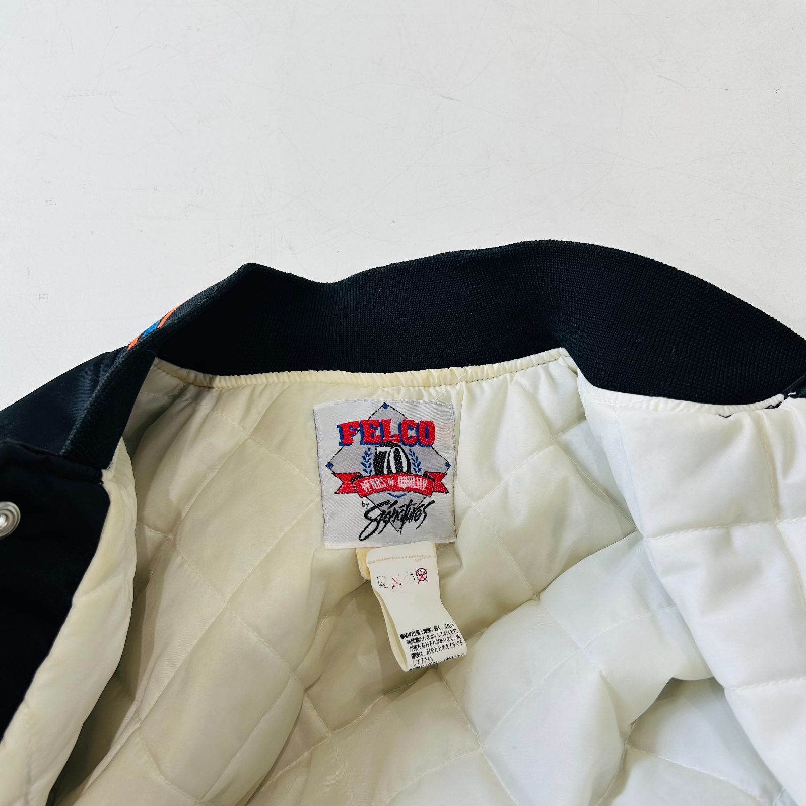 Felco ニューヨーク・メッツ スタジャン ‼️M オールドスタジャン‼️ NC1725 90s FELCO 70周年モデル New York mets MLB Mets