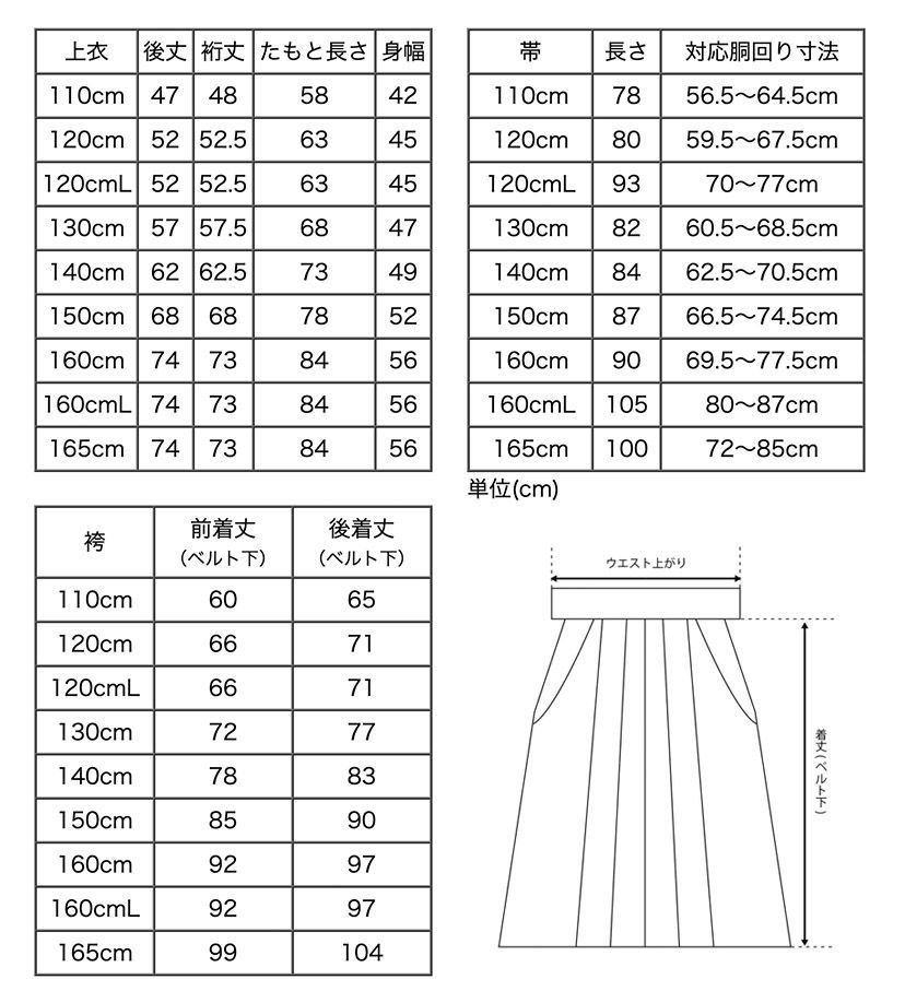 -PU 着付け簡単袴セット