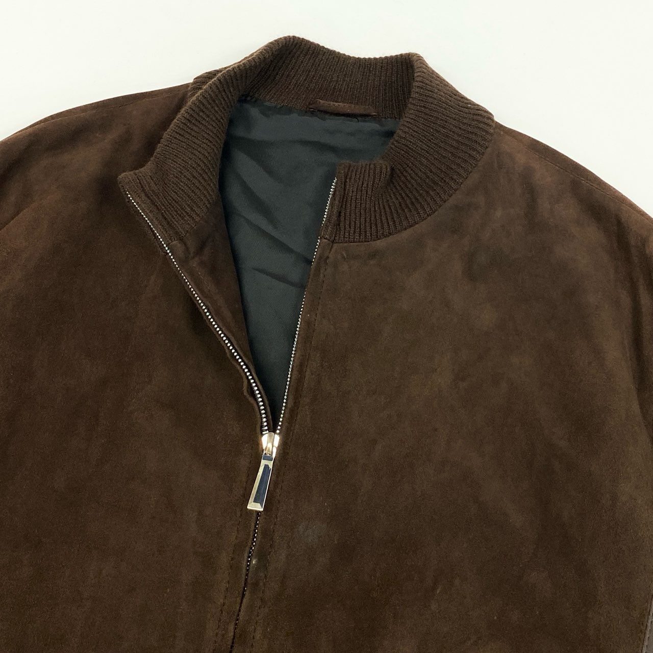 49i11 dunhll ダンヒル レザージャケット ブルゾン 袖ニット切替