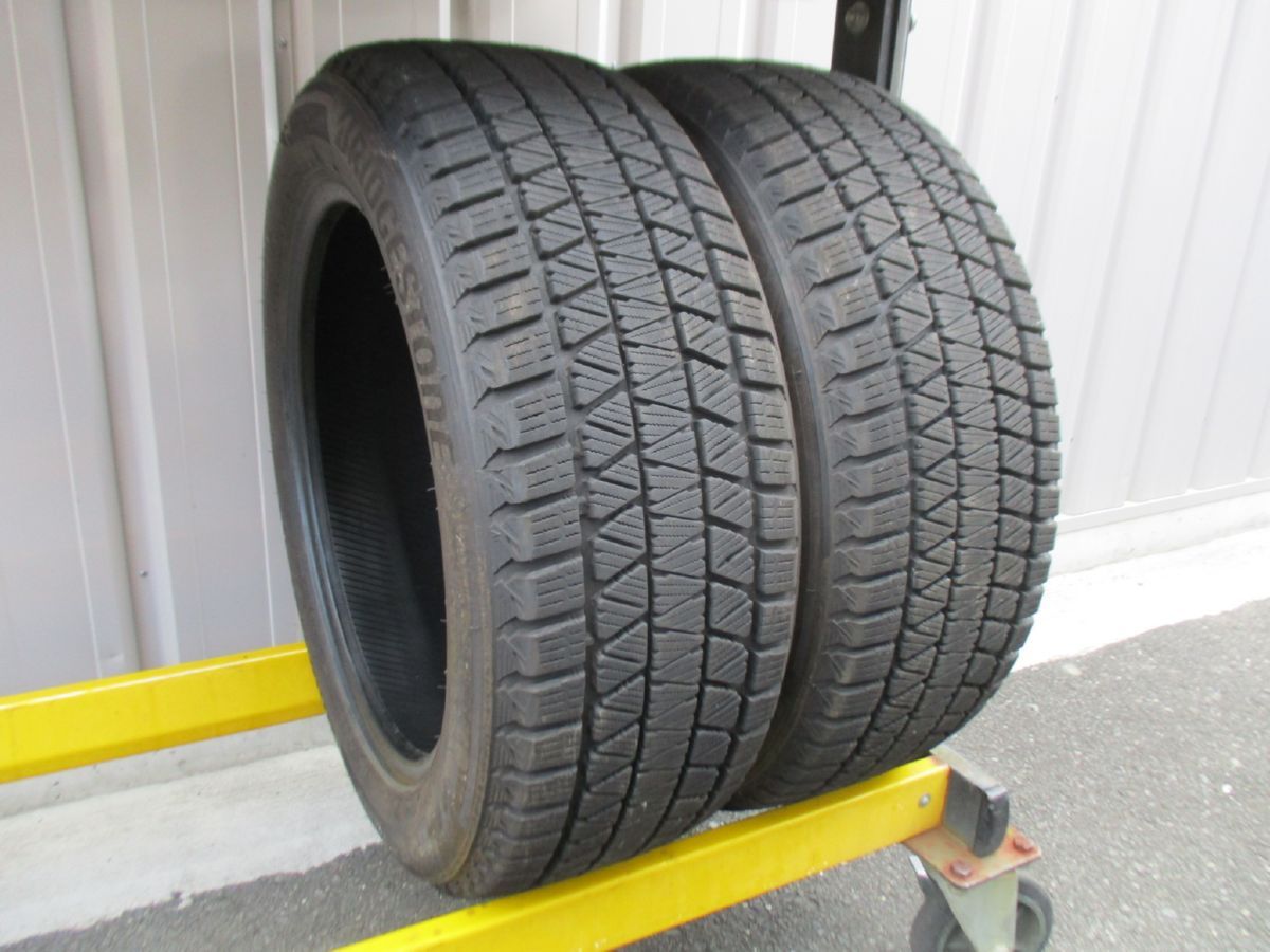 225|55R18 98Q ブリヂスン BLIZZAK DM-V3 スタッドレス 2本 T52050210 インボイス領収書発行