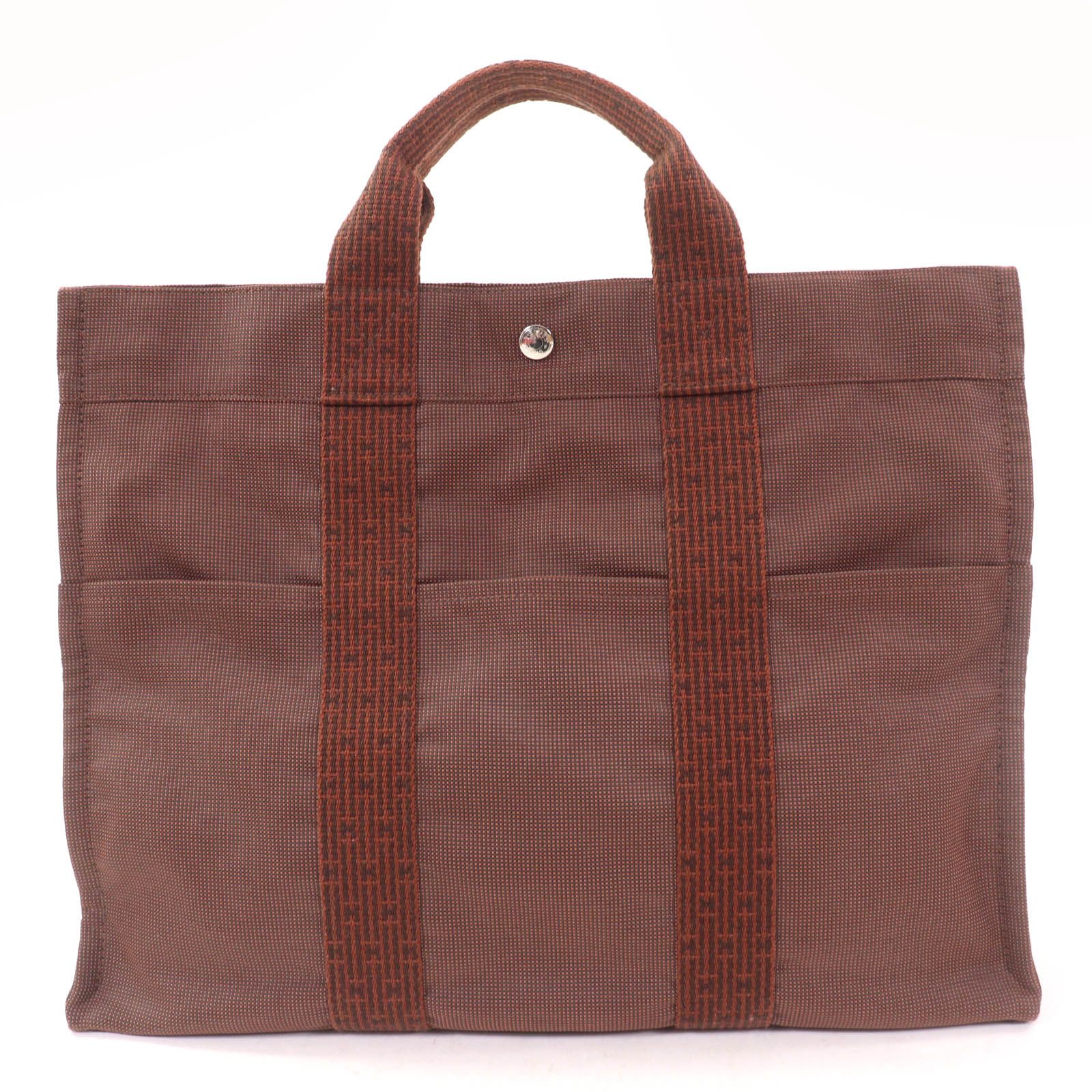 美品☆HERMES エルメス エールライン MM シルバー金具 カデナ・鍵付