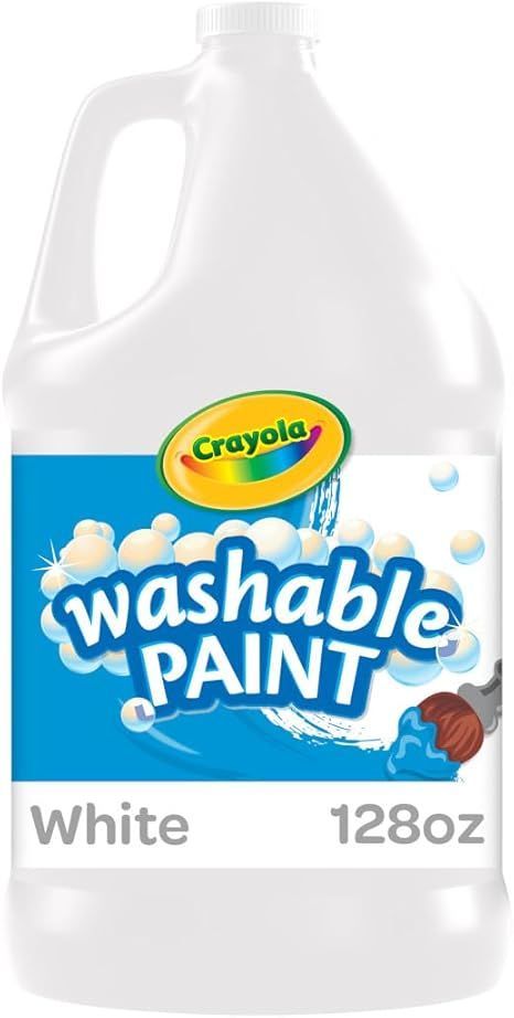 クレヨラ ボトル絵の具 ホワイト 水で簡単に落とせる 単色得用ボトル 3785ml 212853