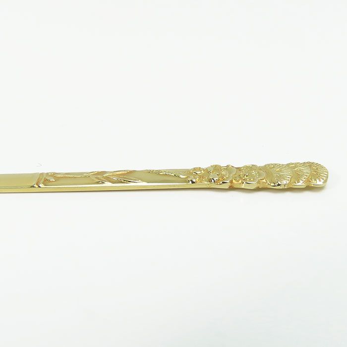 K18】約4.2g 耳かき みみかき 18金イエローゴールド松竹梅 工芸品 金属