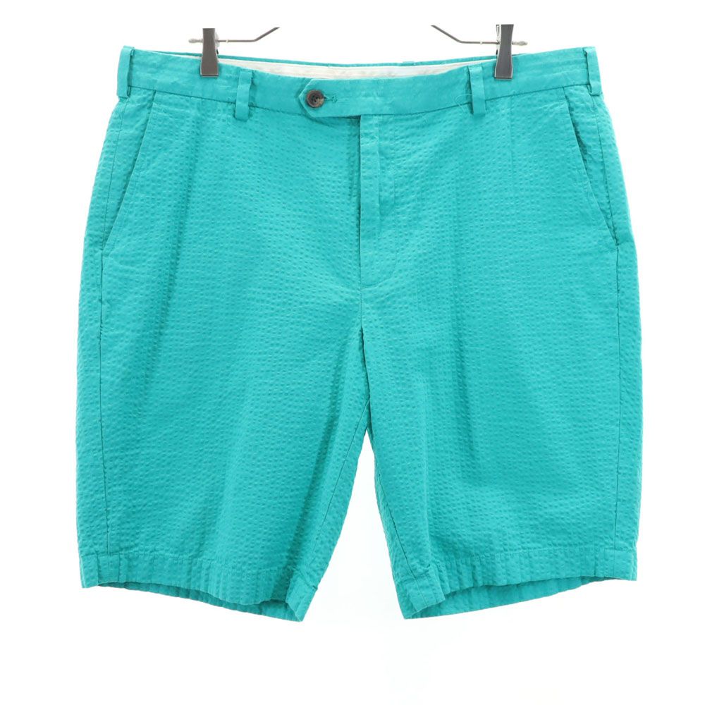 ブルックスブラザーズ シアサッカー バミューダ ショートパンツ W37 ターコイズ系 Brooks Brothers BERMUDA SHORT メンズ
