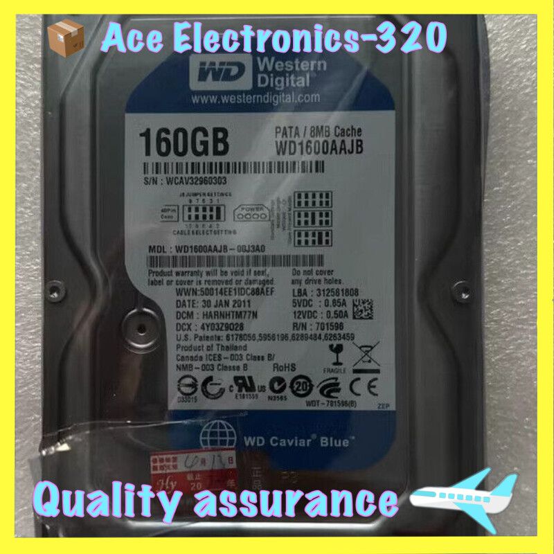 WD1600AAJB Western Digital ウェスタンデジタル 160GB 7200RPM 3.5 IDE|PATA HDD