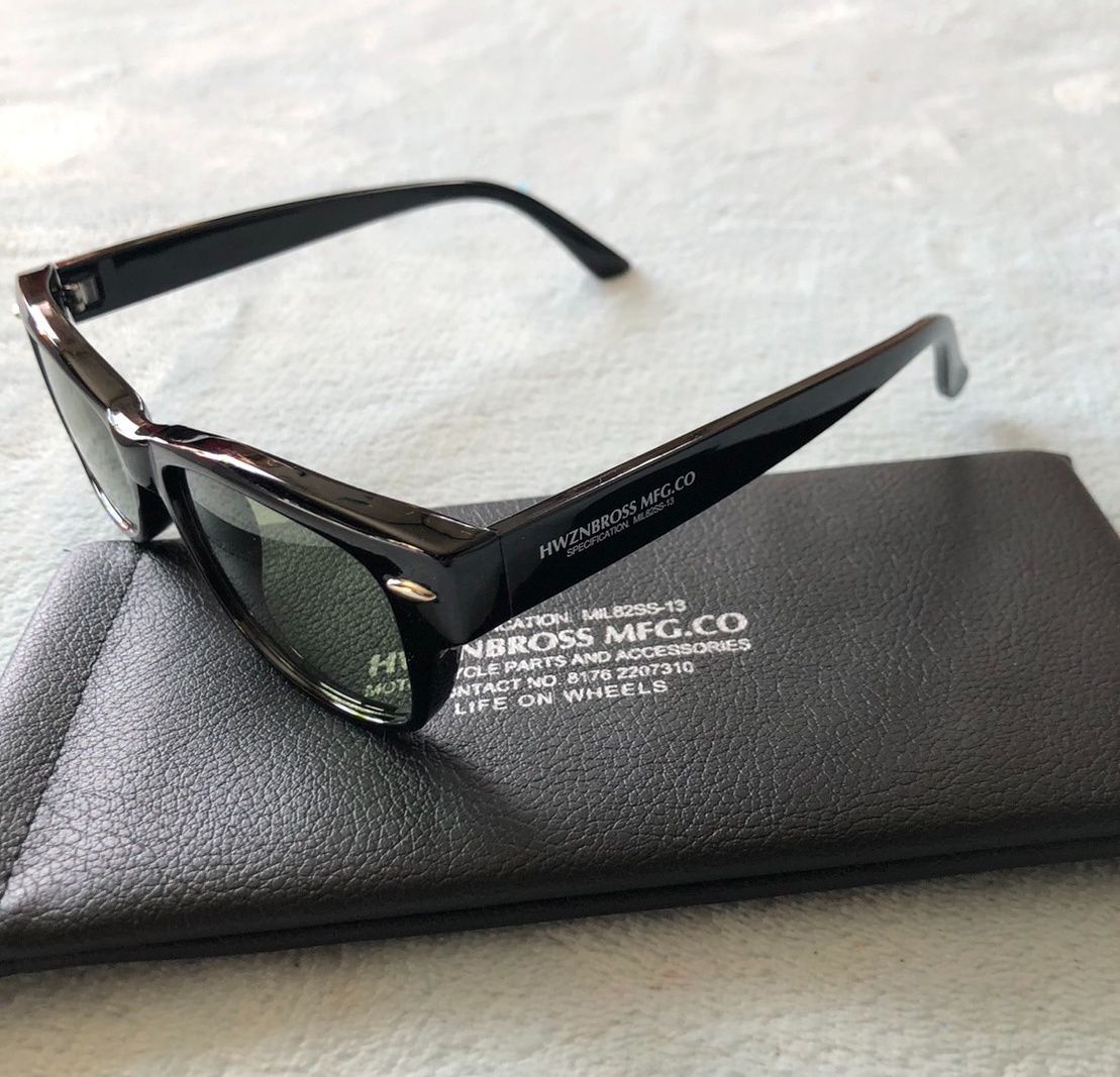 ○新品 HWZNBROSS original BIKER SHADE (GREEN）ハウゼンブロス