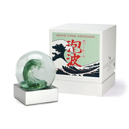 ami スノードーム スノードーム アワナミ 波のスノードーム Snow Dome Awanami DETAIL