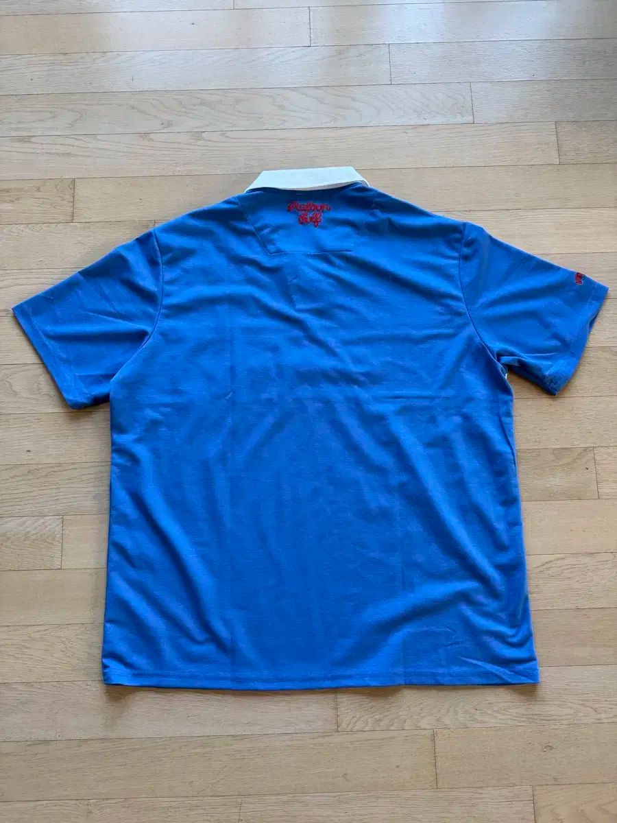 マルボンゴルフ ブルー カラ Tシャツ