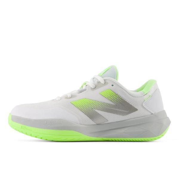 即日発送 大人気ニューバランス NewBalance レディース テニスシューズ オールコート FuelCell 796 v4 H W4 WHITE D WCH796W4D 23.0cm ゴムひも