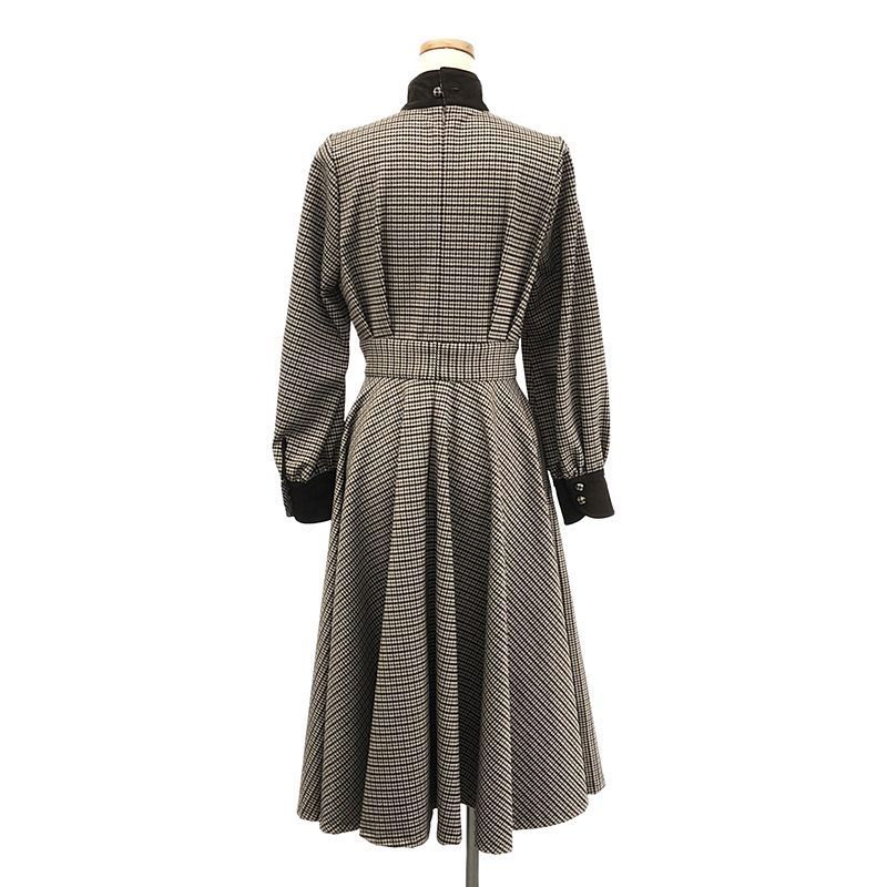 【本日1/25終了】foufou chidori 千鳥チェックロングワンピース1 foufou / フーフー | checked one piece ”chidori” ロングワンピース