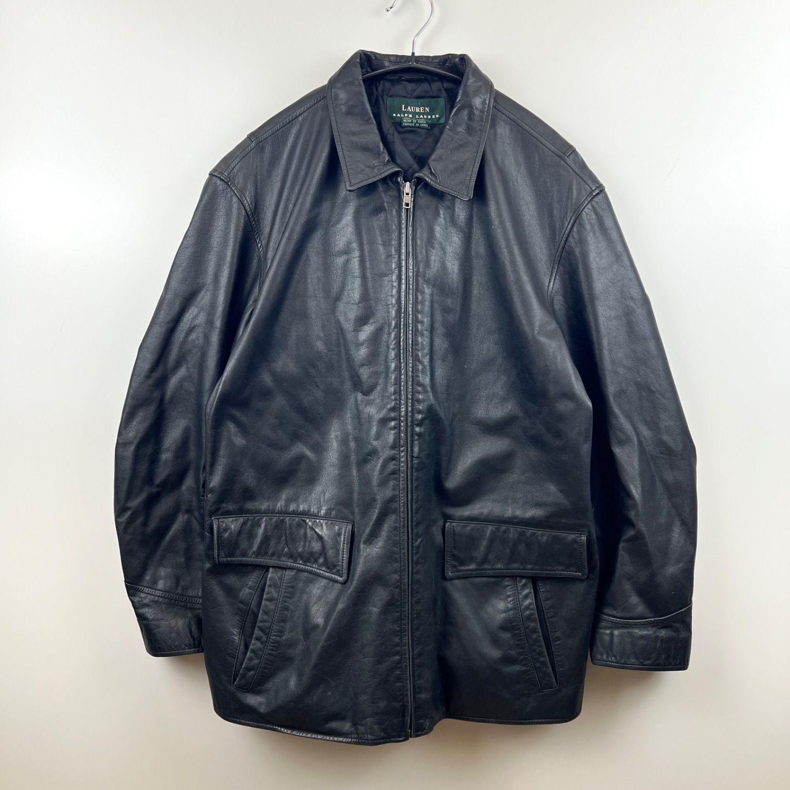 90's Polo Ralph Lauren Leather Jacket L / ポロ ラルフ