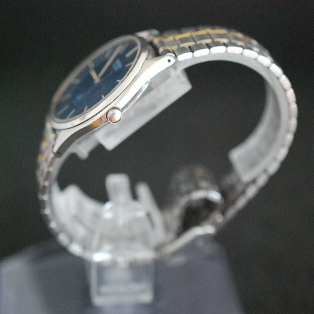 247 【新品電池 稼働】 Vintage Seiko Blue Dial セイコー シャリオ 