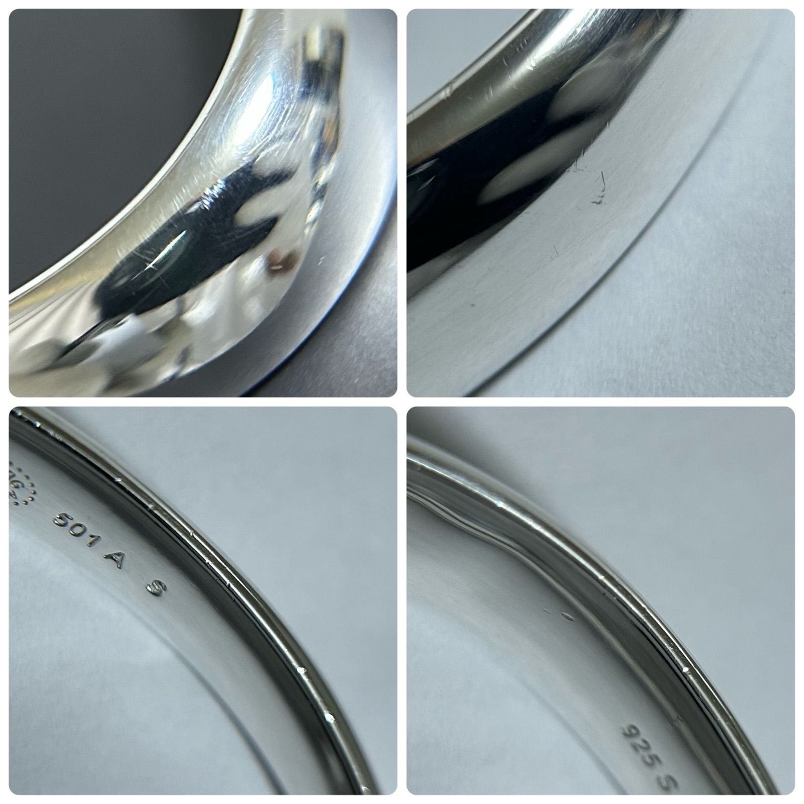  Jansen シルバーバングル　Curve 501A Sサイズ Georg Jansen シルバーバングルCurve 501A Sサイズ