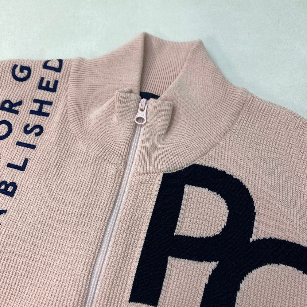 サイズ：0 PEARLY GATES パーリーゲイツ 2022年モデル ニット ジップ