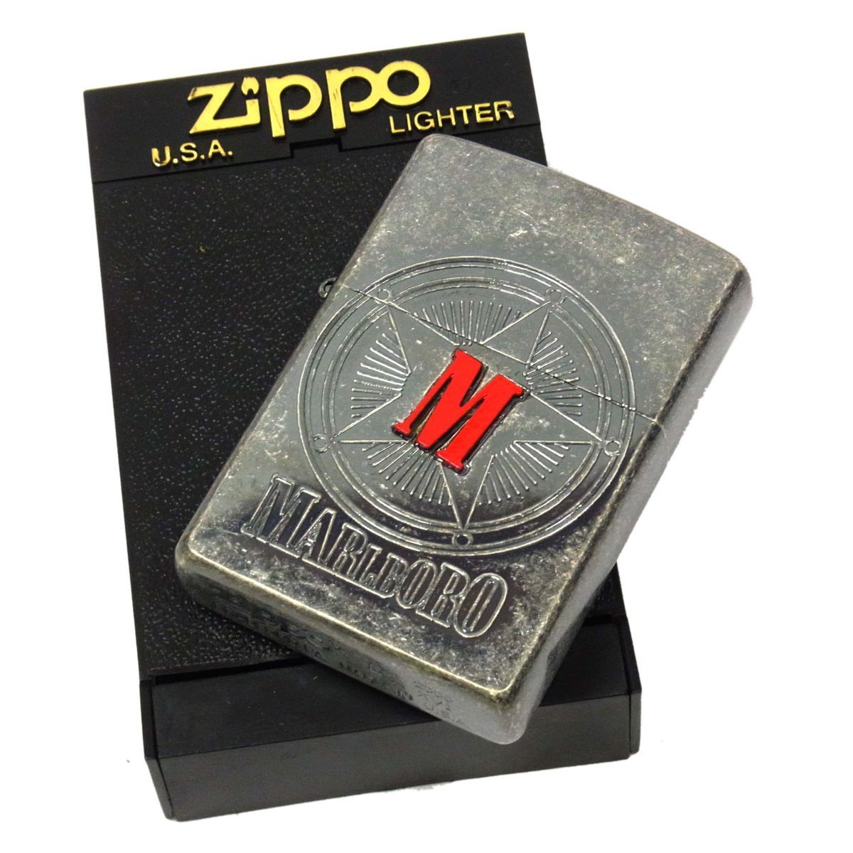 新品 レア 非売品◇Zippo ジッポー MARLBORO オイルライター スター 