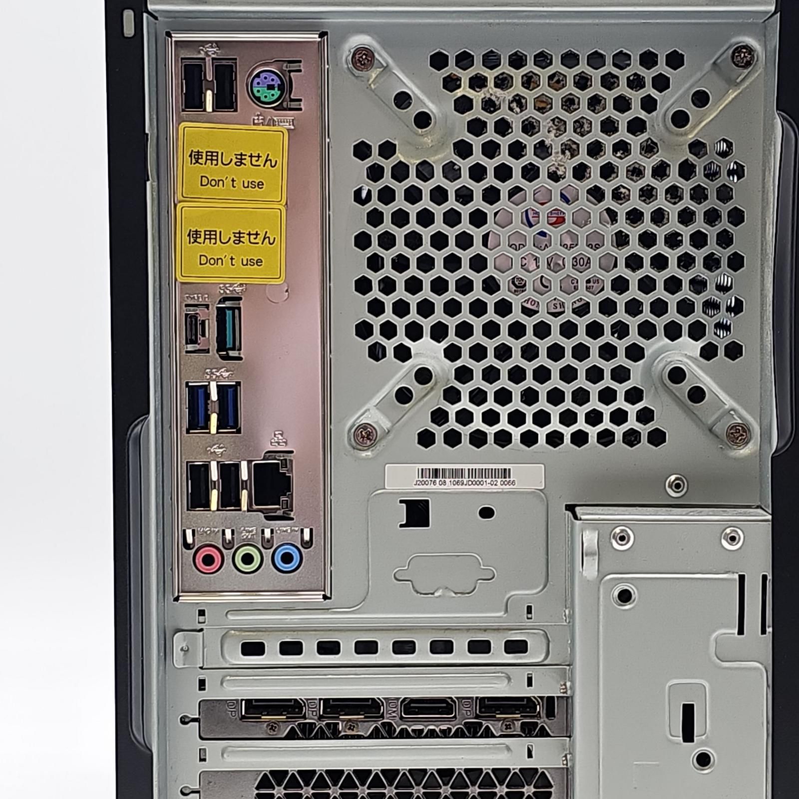 ツクモ デスクトップPC ゲーミングPC core i5 10400F Geforce RTX 2060