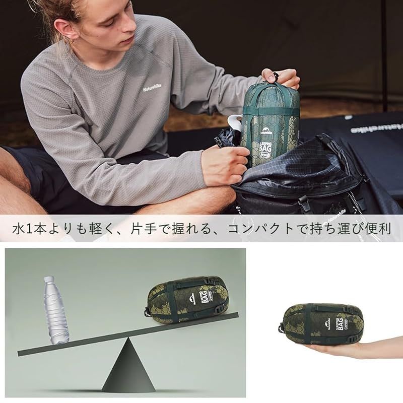 Naturehike キャンプ 登山 車中泊 防災用1人用/M/XLサイズ 寝袋 Amazon.co.jp: Naturehike キャンプ 登山 車中泊 防災用1人用/M