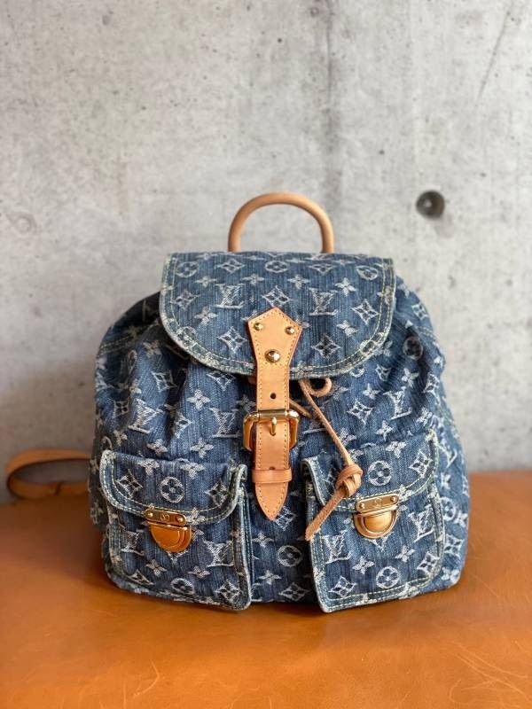バッグ LOUIS VUITTON LOUIS VUITTON ルイヴィトン モノグラムデニム サックアド バッグ