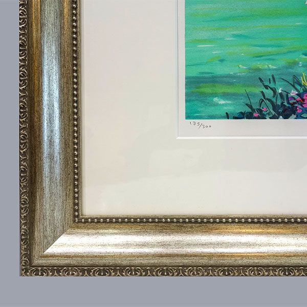 ゴルフ テーマ カラーリトグラフ 絵画 2点セット ゴルフ テーマ カラーリトグラフ 絵画 2点セット