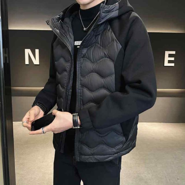 秋冬 コーデ メンズ 服 シンプル ファッション オシャレ 大人 かっこいい 大きいサイズ ストリート 紳士服 軽 薄手 ダウン ジャケット アウター 暖かい ジャケット アウター