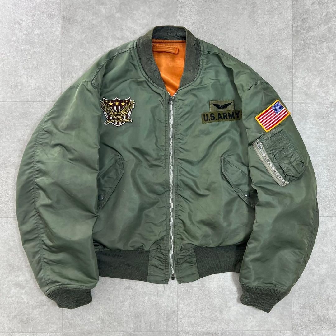 希少　アメリカ軍　USAF L-2B フライトジャケット　70年製　ビンテージ 希少 アメリカ軍 USAF L-2B フライトジャケット 70年製