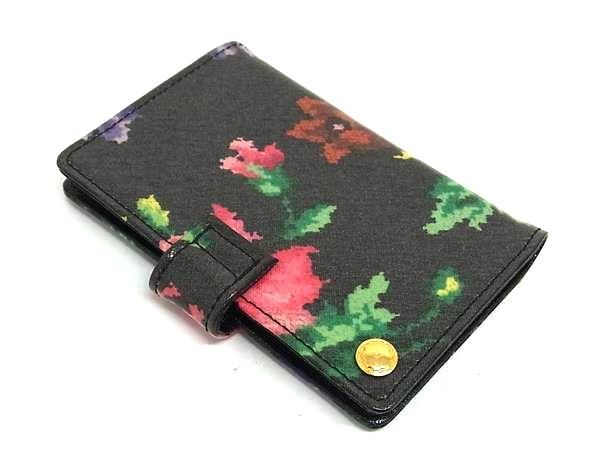 □極美品□ FEILER フェイラー レザー 花柄 カードケース カード