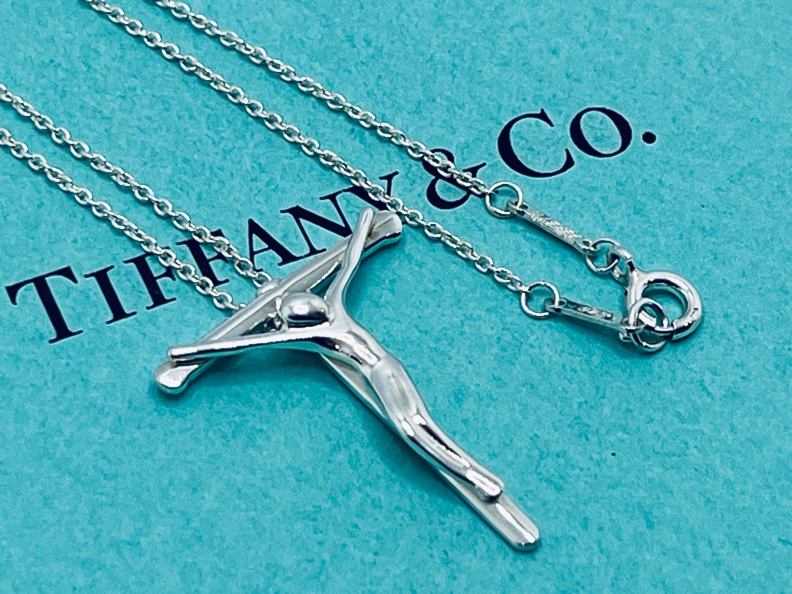 a113 美品 希少 廃盤 Tiffany&Co. ティファニー ロザリオ キリスト
