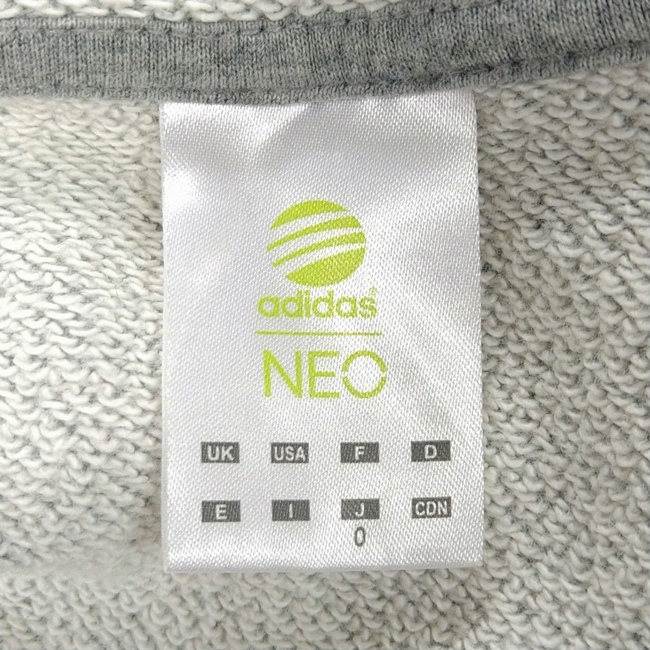 (^w^)b adidas NEO アディダスネオ ジップアップパーカー ジップアップブルゾン アウター 上着 シンプル ロゴ 刺繍 アウトドア スポーツ 普段着 グレー メンズ レディース 男女兼用 サイズO