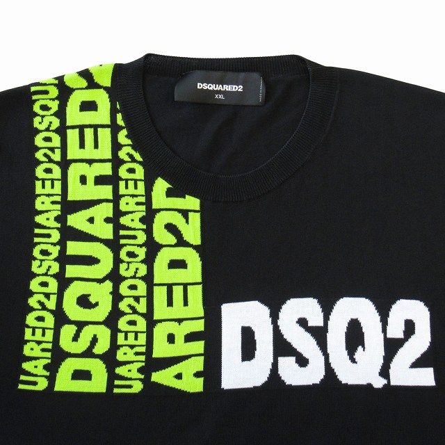美品 19SS ディースクエアード DSQUARED2 ニット セーター カットソー 