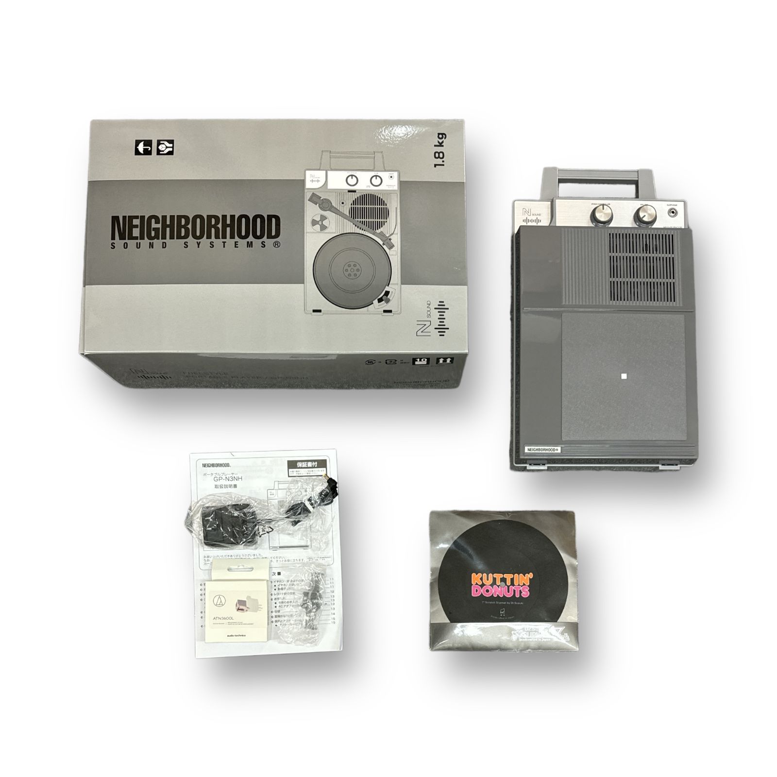 NEIGHBORHOOD レコードプレーヤー 新品未使用品 ネイバーフッド NEIGHBORHOOD ポータブルレコード