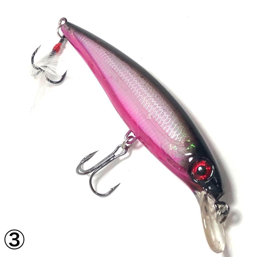 HENGJIAフローティングミノー 12.5g 11cm 2個 フェザー付 メルカリShops
