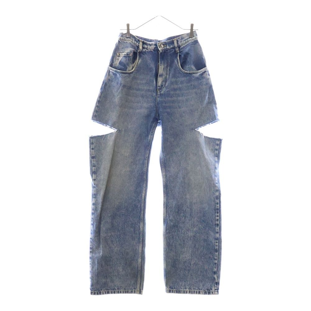 Maison Margiela メゾンマルジェラ 21AW Slash Detail Denim Pants スラッシュディテール デニムパンツ インディゴ S51LA0051