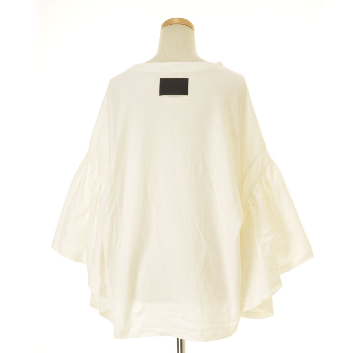 COGTHEBIGSMOKE】25SS 12101-172-1209-1 LAURA GATHERED SLV TOP