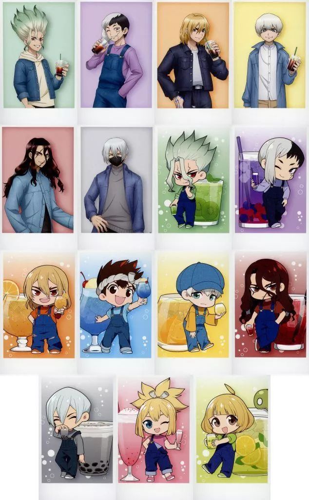 Dr.STONE まとめ売り 16点セット Theキャラ TVアニメ「Dr