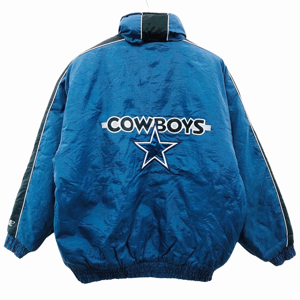 90年代 LOGO ATHLETIC NFL ダラス・カウボーイズ 中綿 ナイロン