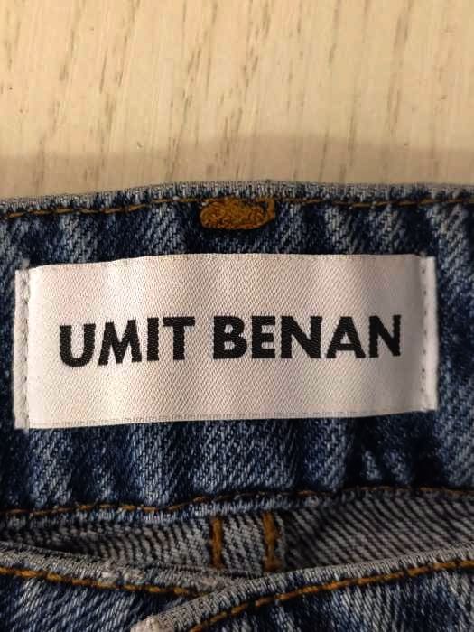 ウミットベナン UMIT BENAN ウォッシュ加工 ボタンフライデニムパンツ