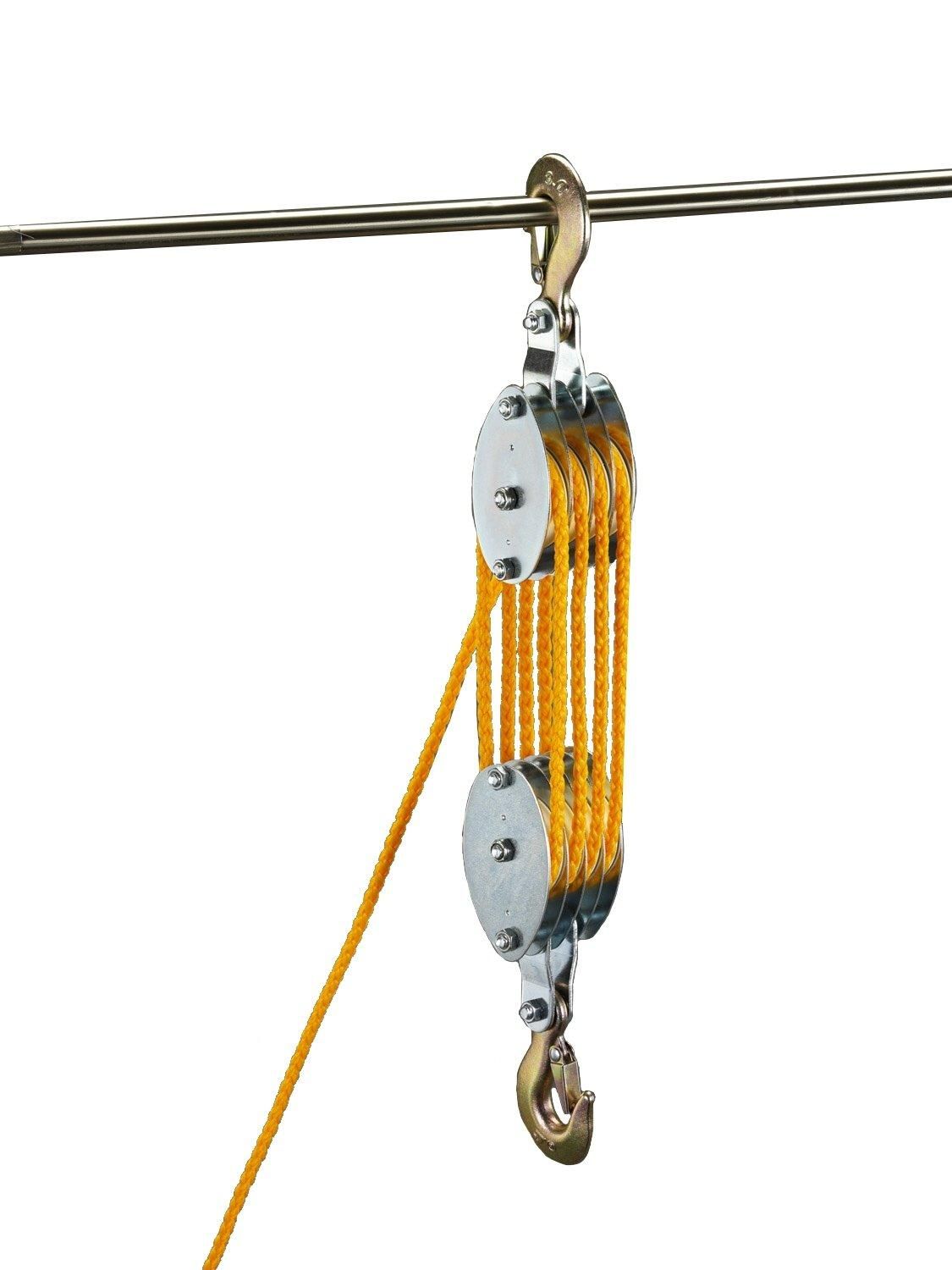 2営業日で発送 ESCO エスコ ロープホイスト φ8mm×20mロープ付 300kg EA987CH-10 1個