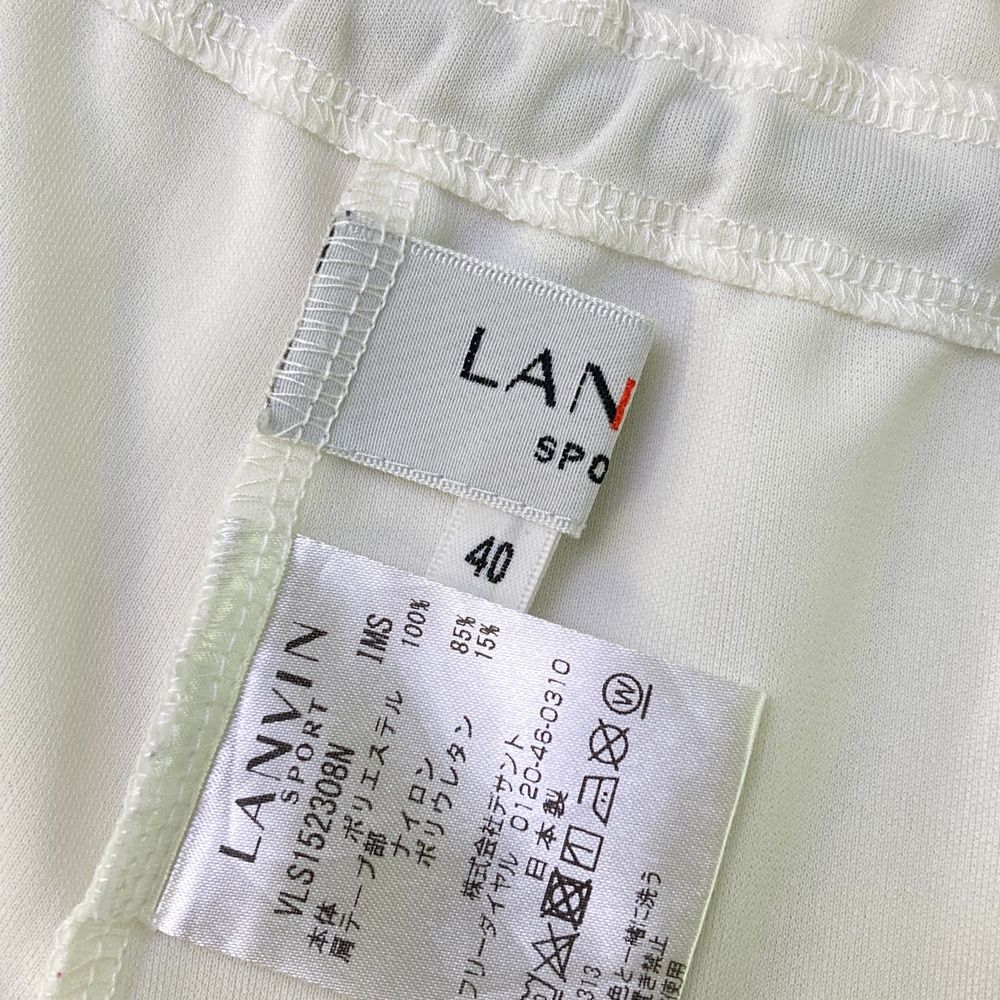 サイズ：40 LANVIN SPORT ランバン スポール ノースリーブシャツ