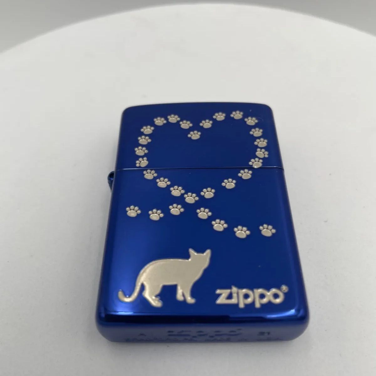 ZIPPO ライター ねこ キャット ジッポ 猫 クローバー ロゴ 四つ葉