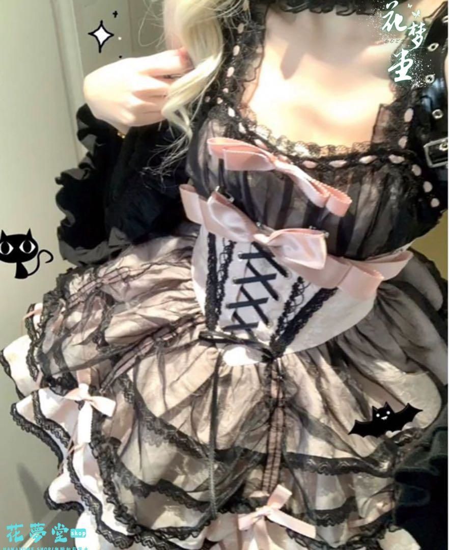 25年 コスプレ ロリータ風ミニセットアップ お出かけパーティーに最適 ドレス かわいい 撮影会 舞台 イベント 原野空間-82 WWW_TRAVELLANDINDIA_COM